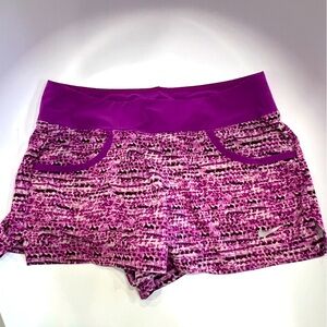 Nike Tennis Shorts with Built in shorts underneath PURPLE SMALL